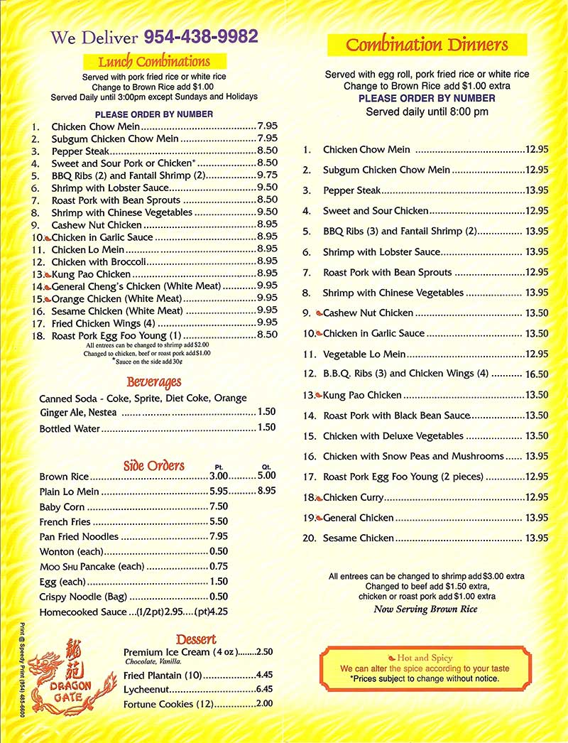 take out menu 2